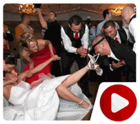 Best Wedding Bouquet Toss Ever! (Surprise Ending)
